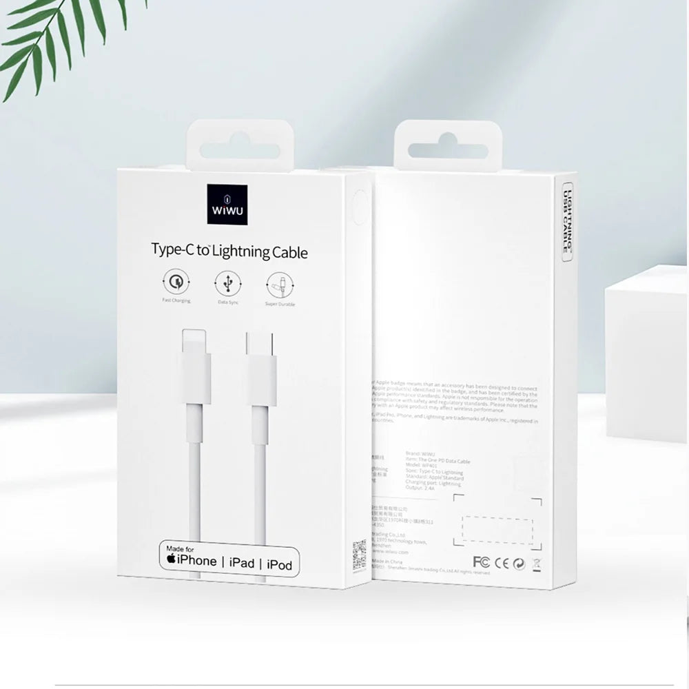 Wiwu Type-C to Lightning Cable WP401 Wiwu Type-C to Lightning Cable WP401
